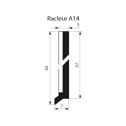 Racleur VAJ A14