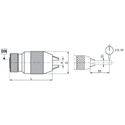 Mandrin de perçage serrage rapide - précision standard