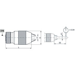 Mandrin de perçage serrage rapide - haute précision - CNC à clé