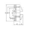 Mandrin de tour - 3 mors durs réversibles DIN55026