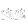 Mors durs réversibles - stries 1,5mm x 60° - acier SGT