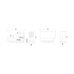 Mors doux réversibles - 3 pcs- art.337