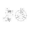 Mandrin de tour pour tubes - 3 mors reversibles