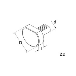Bouchon de protection VDI DIN 69880 forme Z2