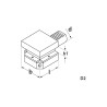 Porte outil VDI DIN 69880 forme D2 axial-radial inversé