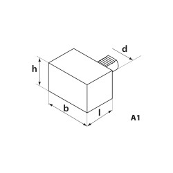 Ebauche de Porte outil VDI DIN 69880 forme A1