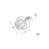 Porte outil VDI DIN 69880 forme E4