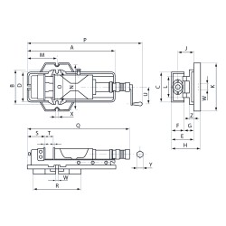 Etau de fraisage PHV