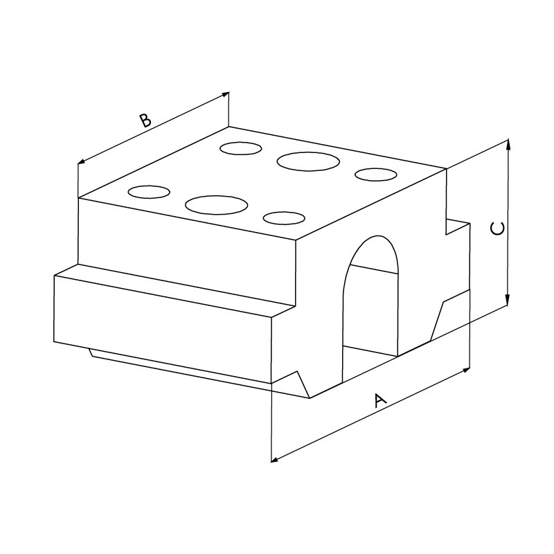 Noix mobile - étau 5-axes