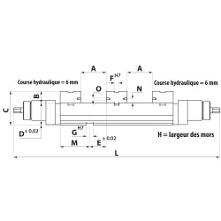 Etau de fraisage Carminati type OED99