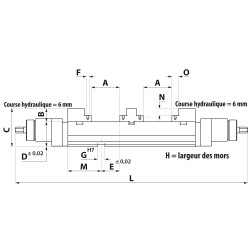 Etau de fraisage Carminati type OEGD99