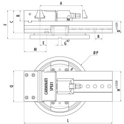 Etau de fraisage SPE81