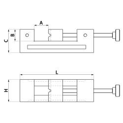 Etau de rectification type VD
