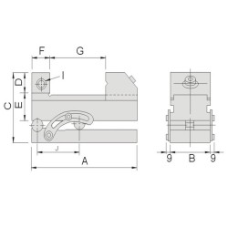 Etau de rectification type SV sinus