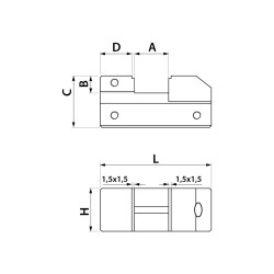 Etau de rectification type VST mini & électroérosion