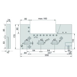 Etau pour électroérosion type EFR160