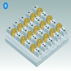 Etau modulaire SVF-A - une direction de serrage