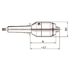 Mandrin de perçage AKL DIN 228-B CM3