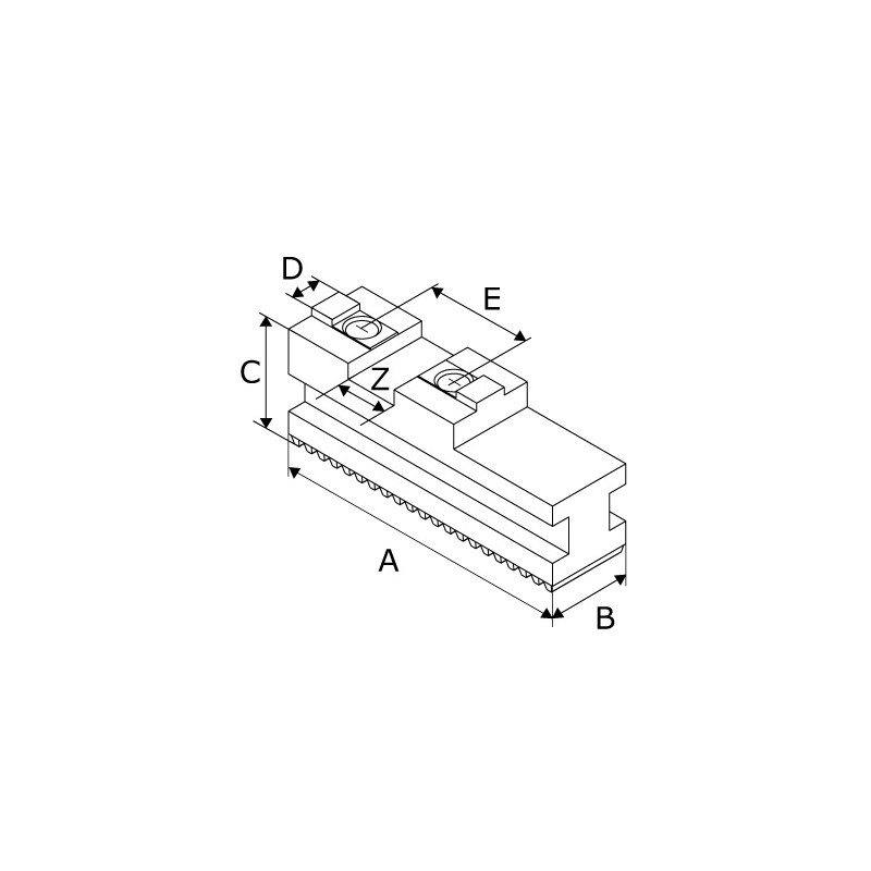 Semelles de base pour changement rapide SMW Forkardt