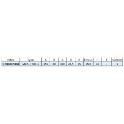 Mors doux standard - stries 3/32" x 90° - aluminium MKA-C SCHUNK