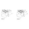 Mors doux enveloppants - stries 1/16" x 90° - acier GPS-C SCHUNK