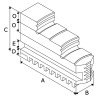 Mors dur monobloc intérieur (à l'envers) Bison