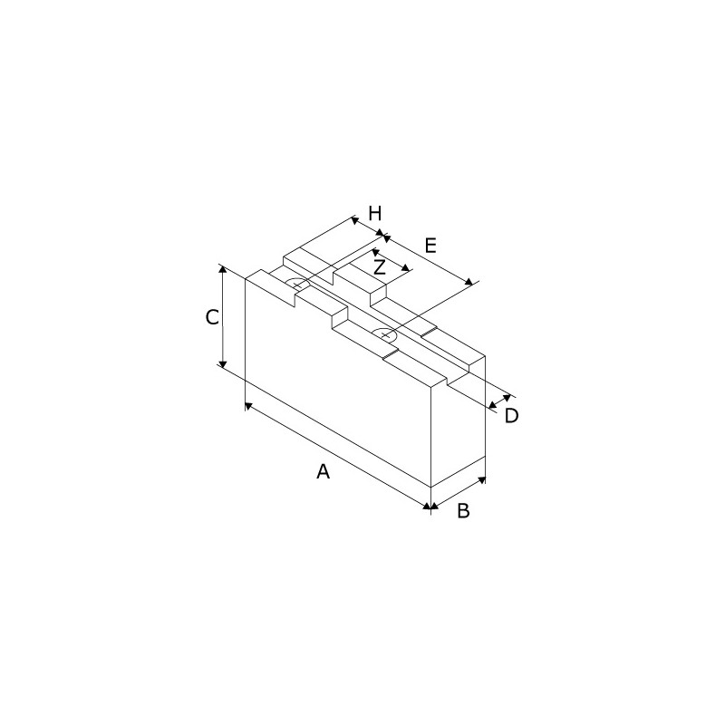 Mors doux à tenons Type F - acier MS-RM SMW