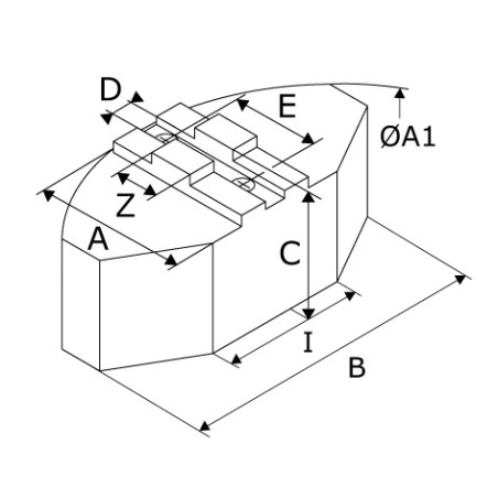 Mors doux enveloppants Type F - aluminium GPA-RM SMW