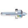 Pointe tournante GT-MCG avec écrou d'extraction - embout allongé